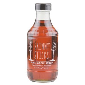 Skinny Sticks – Sirup Maple Wisconsin, 16 Fl Oz – Packung mit 6 Stück