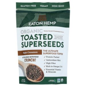Eaton Hanf – Samen, Bio geröstete Ahorn Zimt, 12 OZ – Packung mit 8