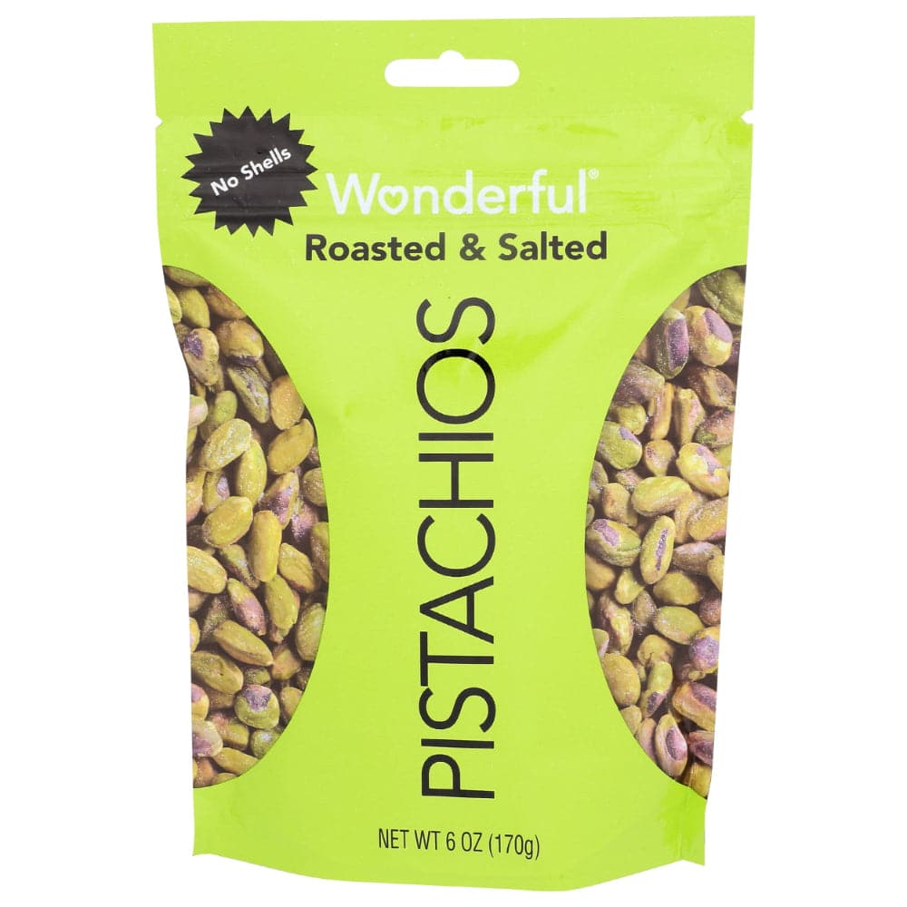 Wonderful Geröstete & gesalzene geschälte Pistazien 6 OZ – Packung mit 1
