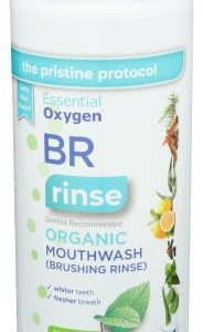 Essential Oxygen – Mundpflege Pfefferminze Bio Bürsten Spülung, 16 Flo