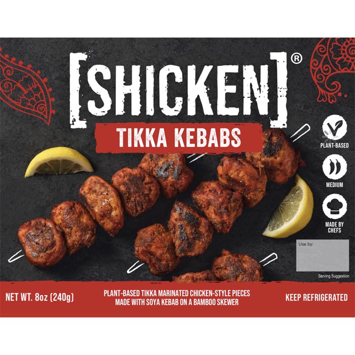 Shicken Tikka Kebab Spieße – Geschmackvoll Pflanzenbasiertes Vergnügen