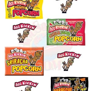 Ass Kickin Popcorn Geschenkset, 4/3,5 Unzen.
