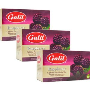 Galil Himbeer Tee 20 Teebeutel zählen (Packung von 3)