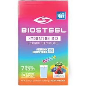 BioSteel Hydration Mix Pulver, Regenbogen Twist, Packung mit 6 – 7UN