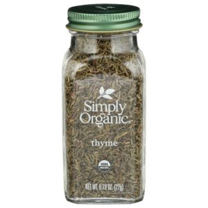 Simply Organic – Würzen Thymian Blatt Bio-Flasche, 0,78 oz – Packung o