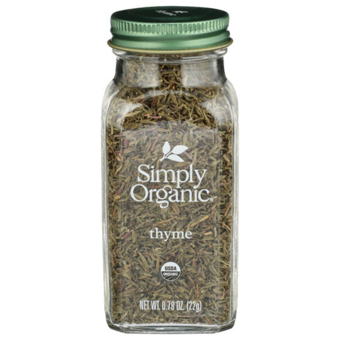 Simply Organic – Würzen Thymian Blatt Bio-Flasche, 0,78 oz – Packung o