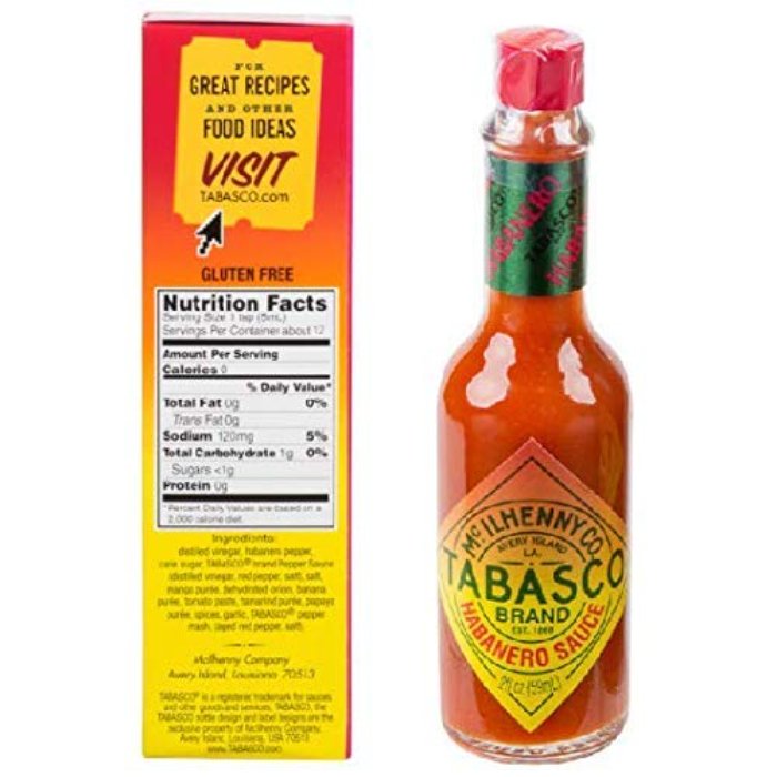 Tabasco Sauce Pfeffer Habanero 2 Oz – Packung mit 12