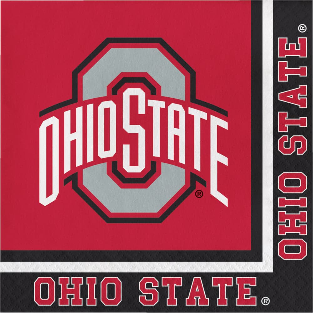 Kreatives Konvertieren – Ohio State Buckeyes Lunch Servietten