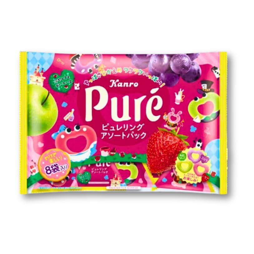 Püree Kanro Ring Gummy Sortiment Packung