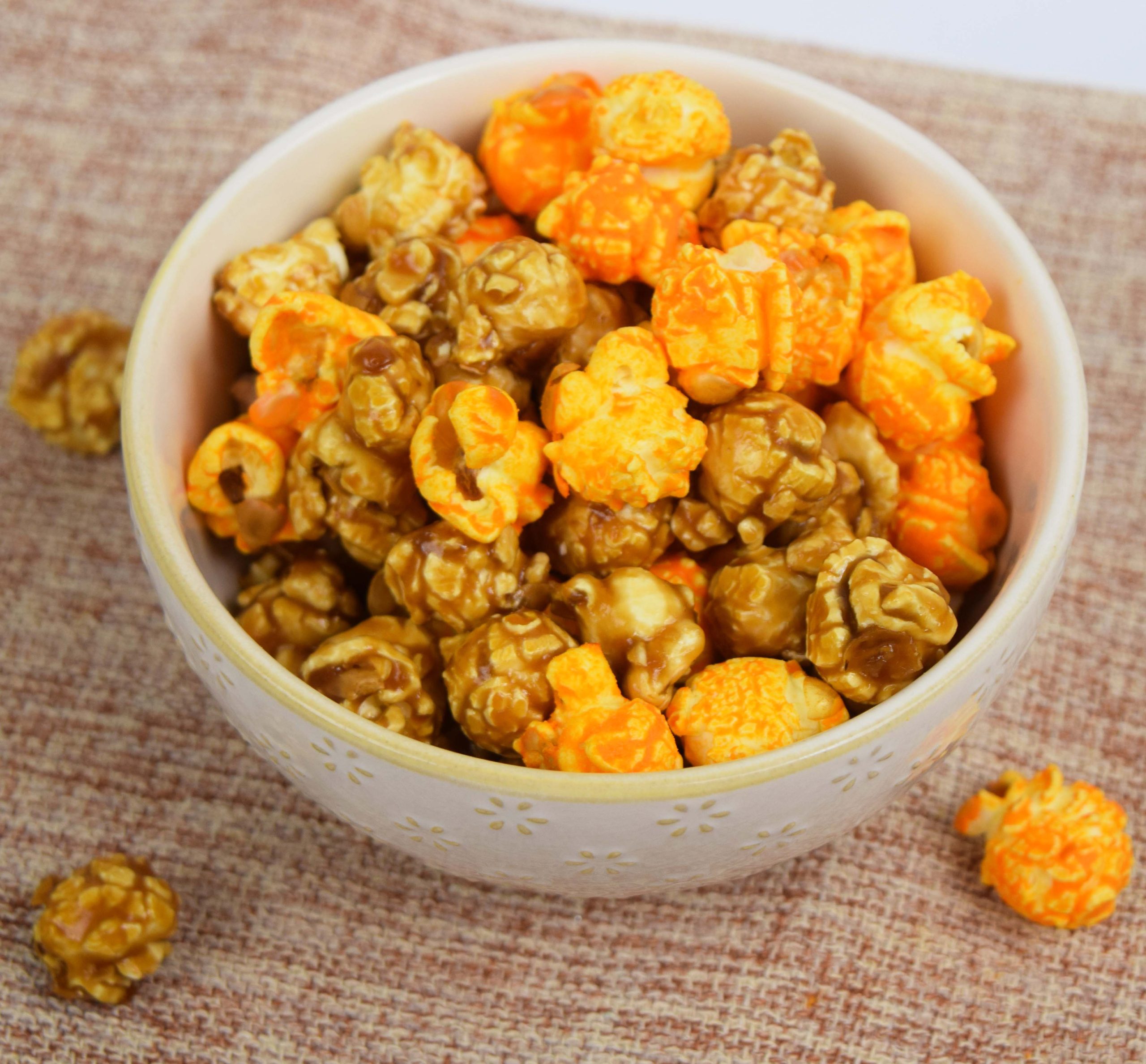 Karamell & Cheddar Mischung Popcorn