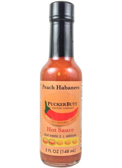 Pucker Hintern Pfirsich Habanero Chilisauce, 5oz