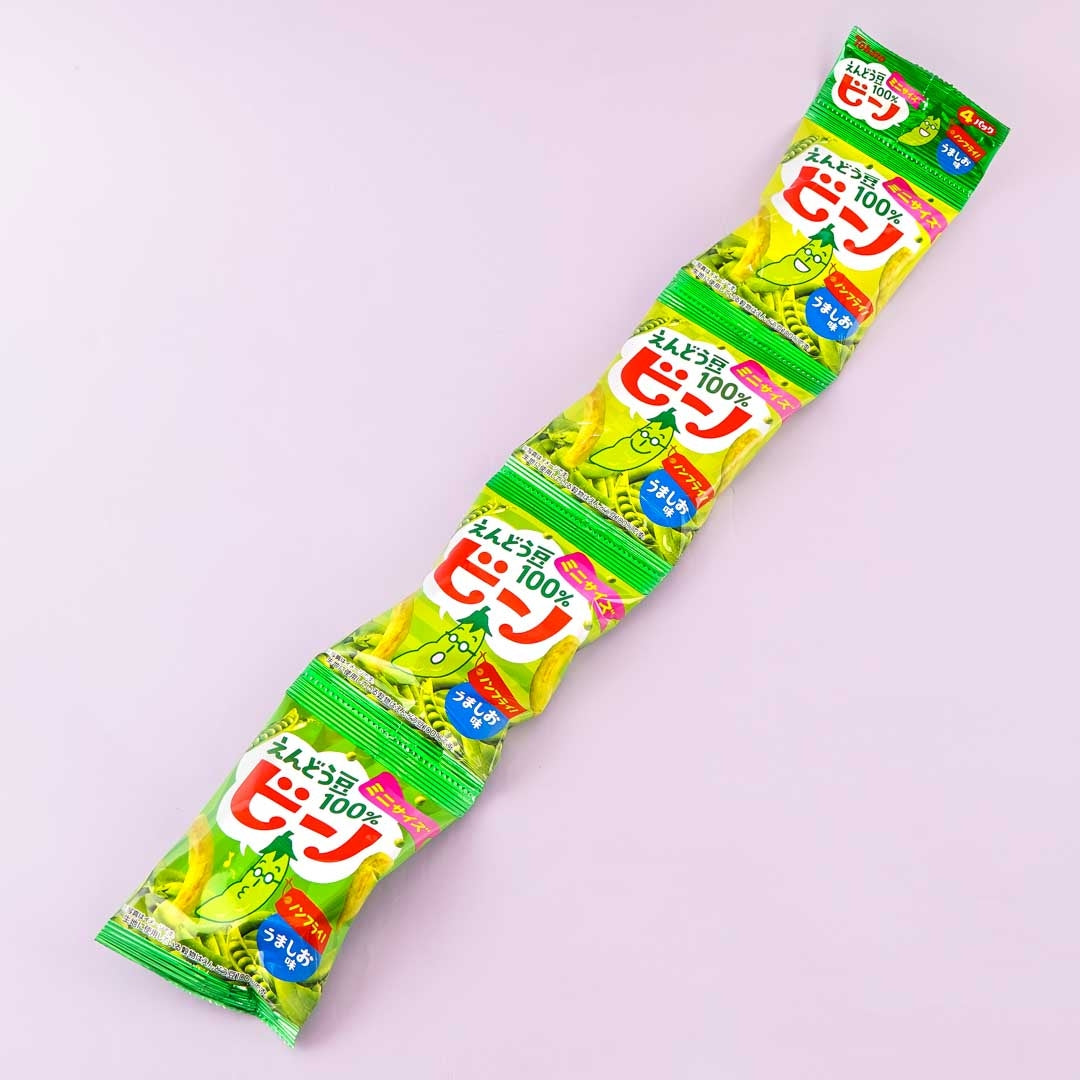 Tohato Beano Vino Umashi Edamame Snacks – 4 Stück
