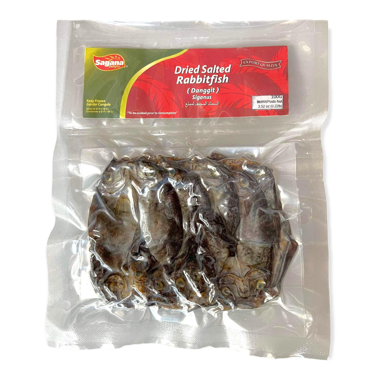 Sagana getrockneter gesalzener Kaninchenfisch (Danggit) – 100 g