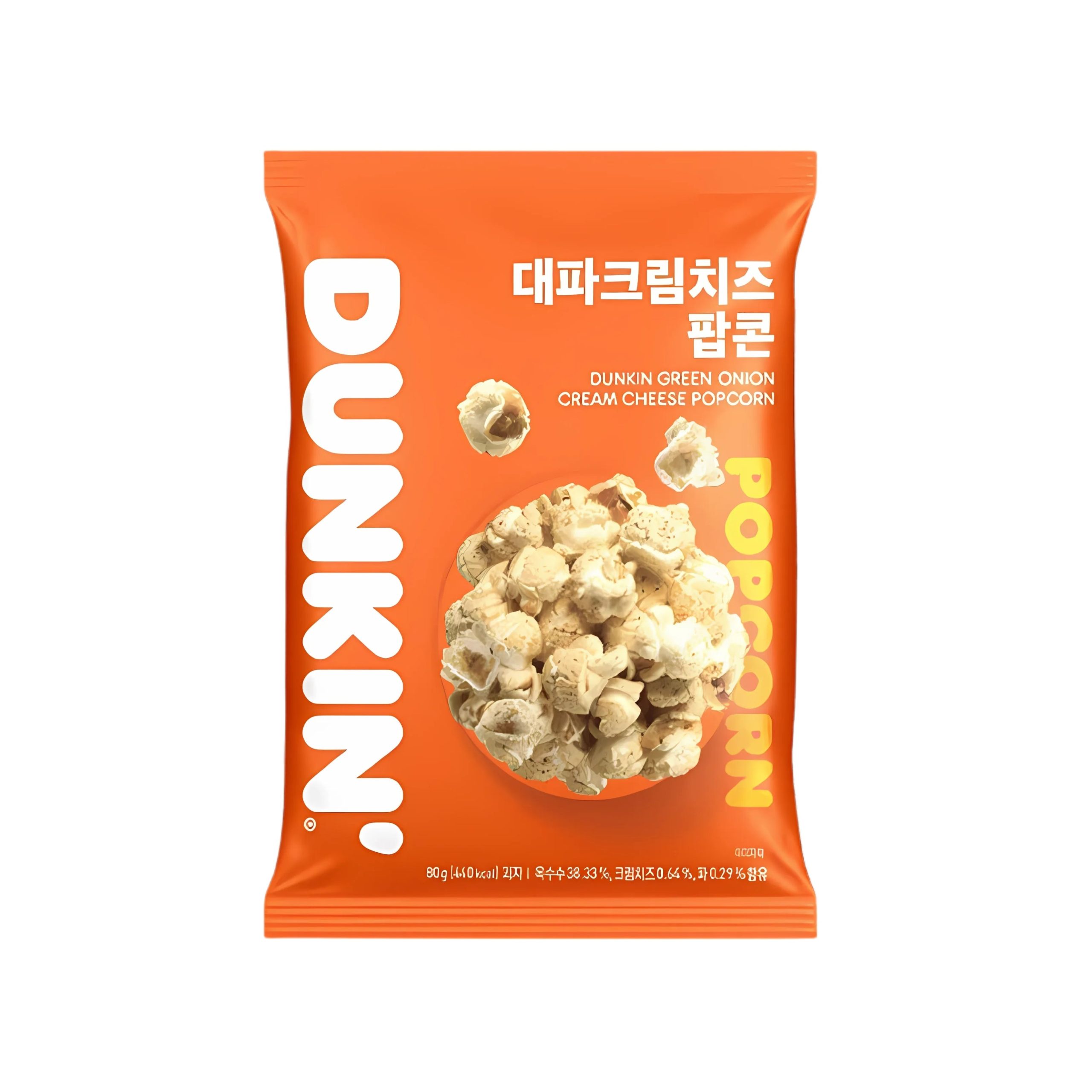 Dunkin' Grün Zwiebel Frischkäse Popcorn (Korea)