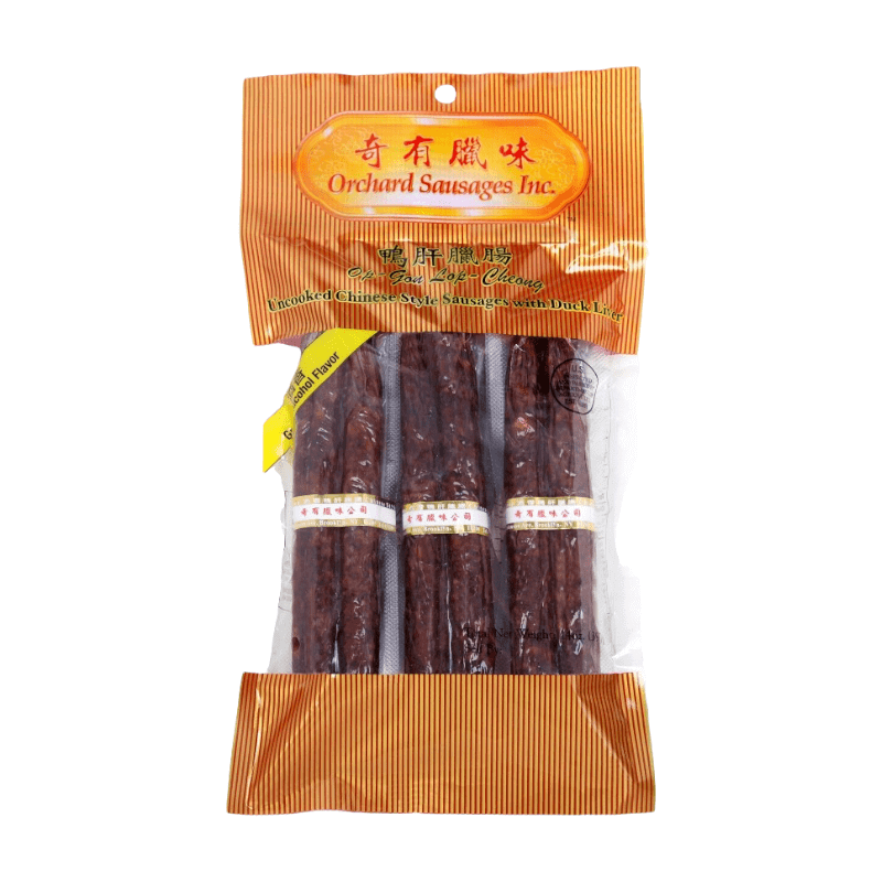 Orchard Würstchen im chinesischen Stil Wurst mit Entenleber