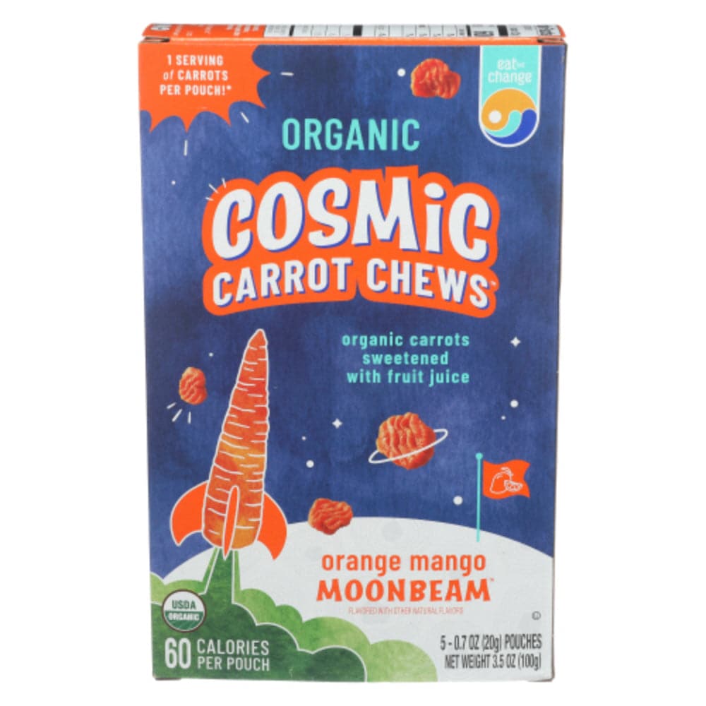Essen Sie die Veränderung – Organische Kosmische Karotten-Kühe, Orange Mango, 3,5 OZ – (