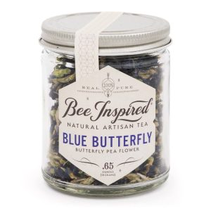 Bee Inspired Blauer Schmetterling Erbse Blume Tee