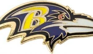 aminco usa – nfl baltimore Raben Team Logo Pin