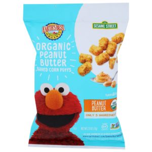Earth’s Best – Puffs Snack Erdnussbutter bio, 2,5 Unzen – Packung mit 6 Stück