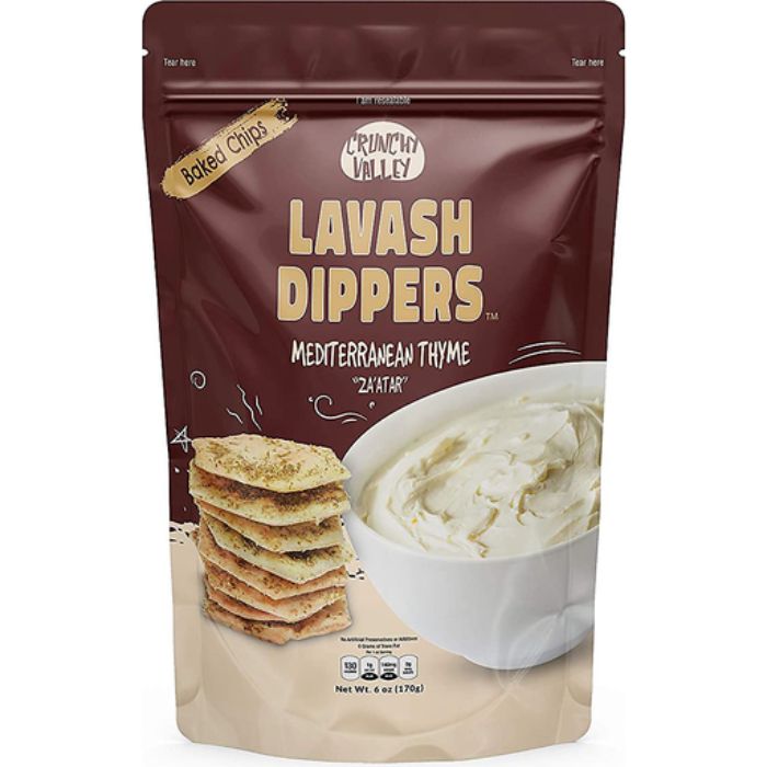 Knusprig Valley – Lavash Dippers Mediterranes Kraut, 6 Oz (Packung mit 12)