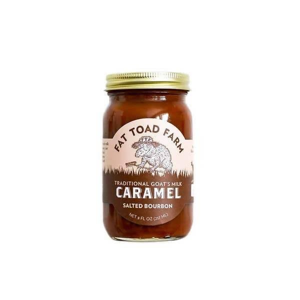 Fat Toad Farm gesalzen Bourbon Ziege Milch Karamell Gläser – 12 x 8oz