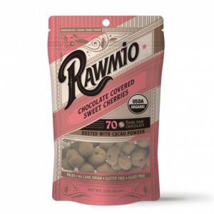 Rawmio Schokolade bedeckt süße Kirschen / Schokolade überzogen getrocknete Kirschen – 18 Beutel x – 2oz