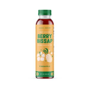 Bio Ananas bissap Hibiscus Teeflaschen – 12 x – 12oz