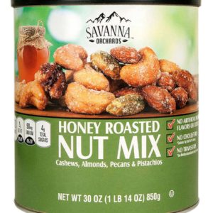 Savanna Orchards Gourmet Honig geröstete Nuss mit Pistazien, 30 Unzen.