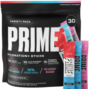Prime Variety Pack Hydration Electrolyte Pudergetränk Mix Sticks, 30 zählen