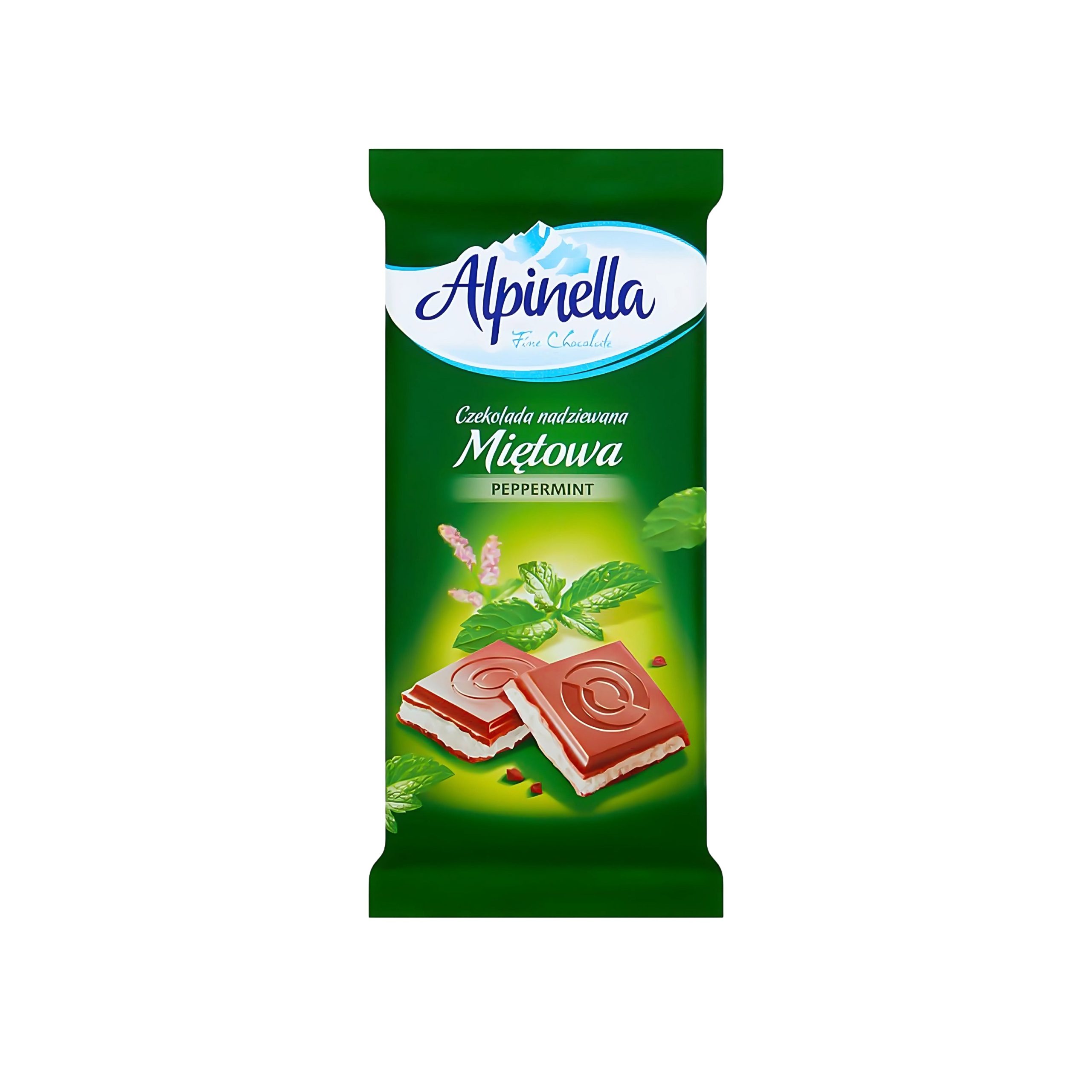 Alpinella Milchschokolade mit Pfefferminze (Polen)