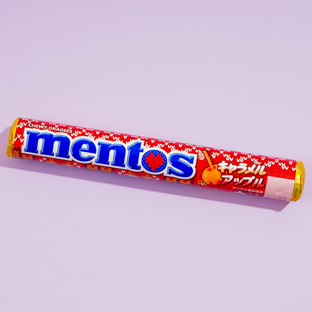Mentos Weich zum Kauen Süßigkeiten – Karamell Apfel