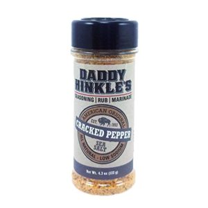 Daddy Hinkle’S Gewürze/Rauchen/Marinade Meersalz & geknackter Pfeffer, 4.3