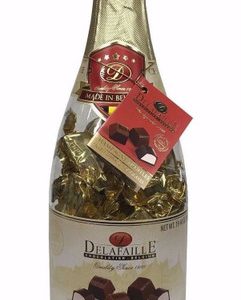 Delafaille Marc De Champagne aromatisierte Schokolade Trüffel in einer Flasche, 19,4 Unzen.