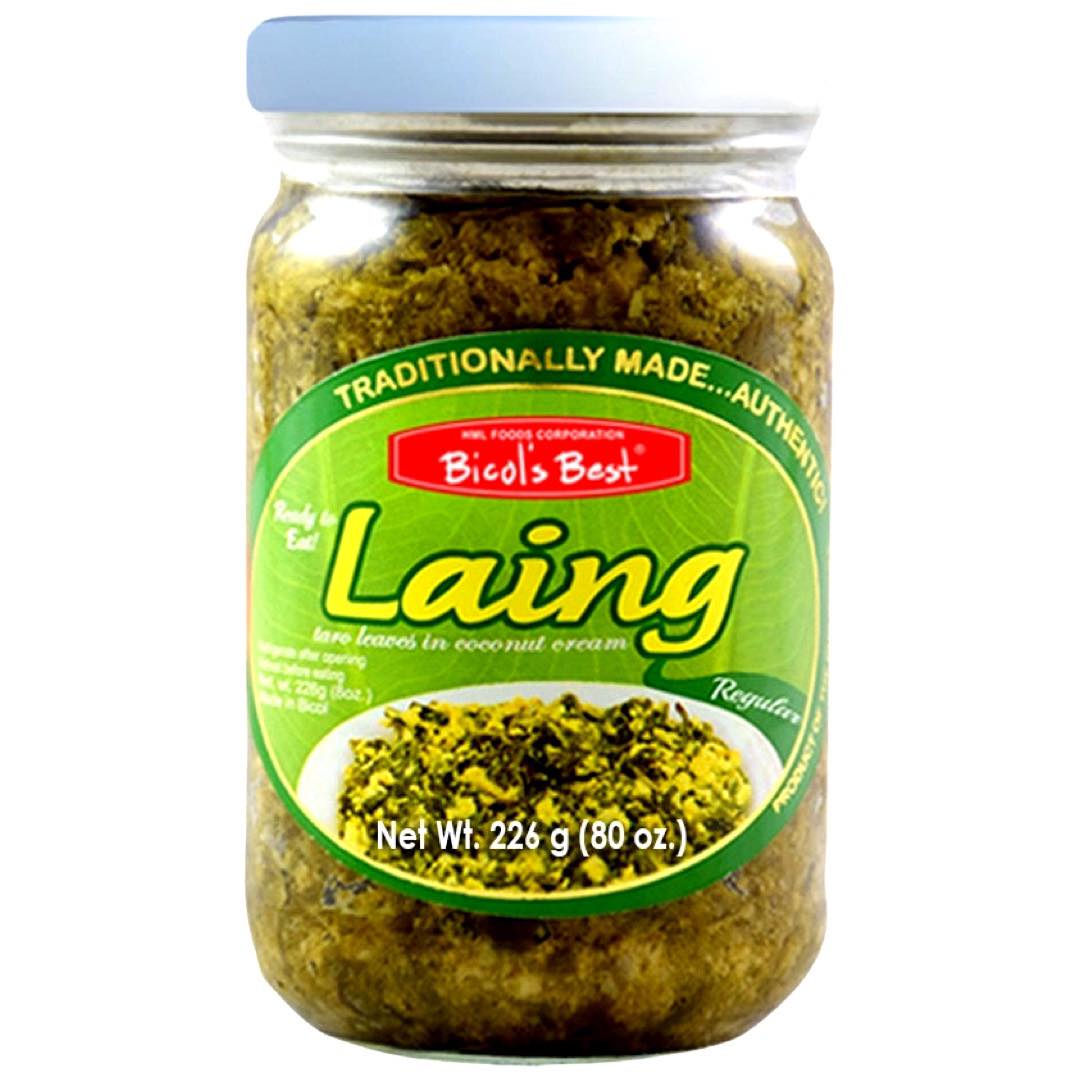 Bicol's Best – Laing – Taroblätter in Kokosnusscreme – 226 G