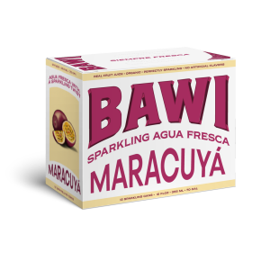bawi agua fresca la maracuyá (Passionfrucht) Dose – 12 Dosen x 12 Unzen (355 ml) Fall