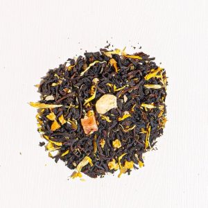 Pfirsich Aprikose Tee – aromatisierter schwarzer Tee