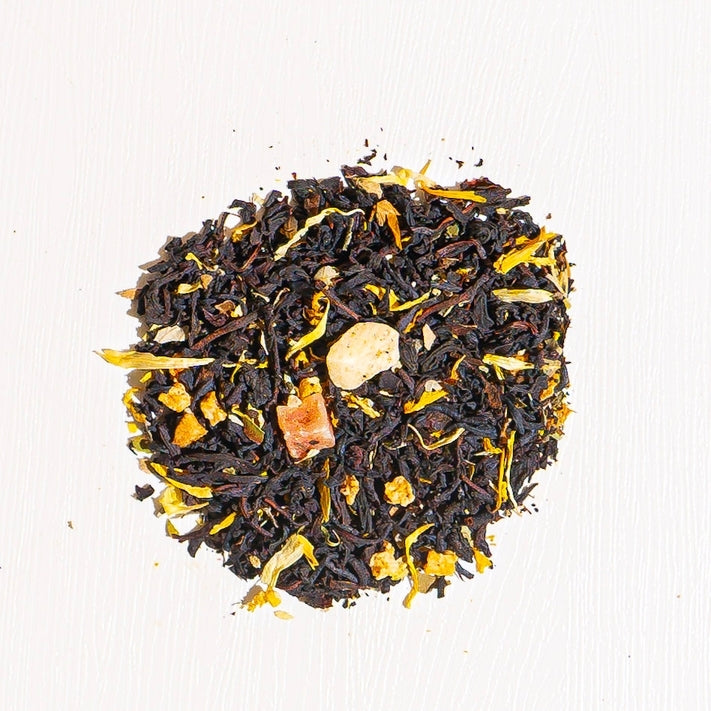 Pfirsich Aprikosen Tee – aromatisierter schwarzer Tee