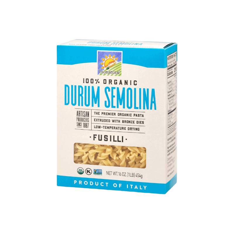 Bionaturae 100% biologischer Durum Semolina Fusilli
