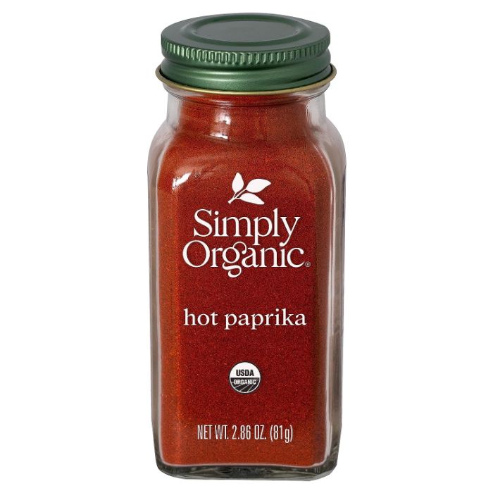 Simply Organic Paprika Hot, 2,86 Oz – Packung mit 6 Stück