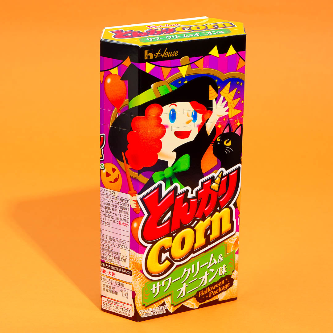 Tongari Corn Snacks Halloween Box – sauer Creme & Zwiebel