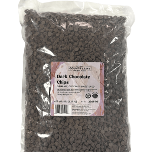 Schokoladenchips, bio, dunkel