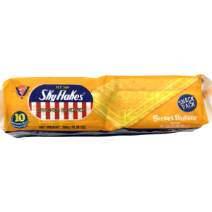 M.Y. San – Skyflakes Cracker-Sandwich – süße Mantikilya – süßer Buttercremegeschmack – 10 Packungen – 300 g