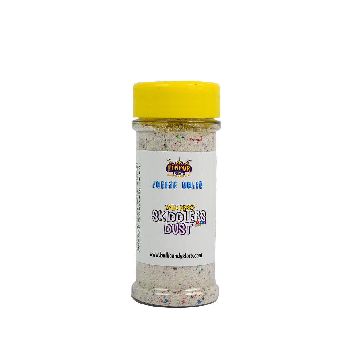 Freeze getrocknete Wild Berry Skiddlers Dust Shaker Glas