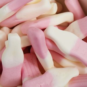 Erdbeermilchshake Flaschen