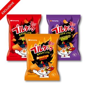 Samyang Buldak würzige Kartoffel Chips Test-Set