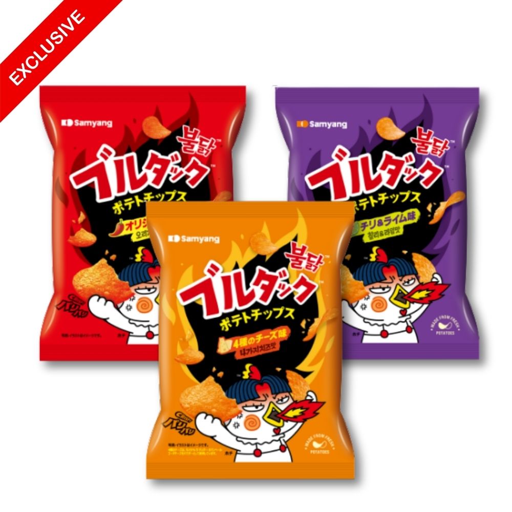 Samyang Buldak scharf Kartoffelchips Trial Set
