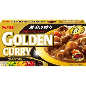 SB Foods Golden Curry Dry würzig und Kräuter x 5 Packung in Japan-Tokyo Sakura Mall gemacht – 198g
