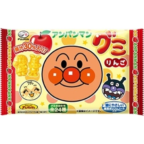 Fujiya, Anpanman Gummy, Apfel, 6 Stück in 1 Beutel