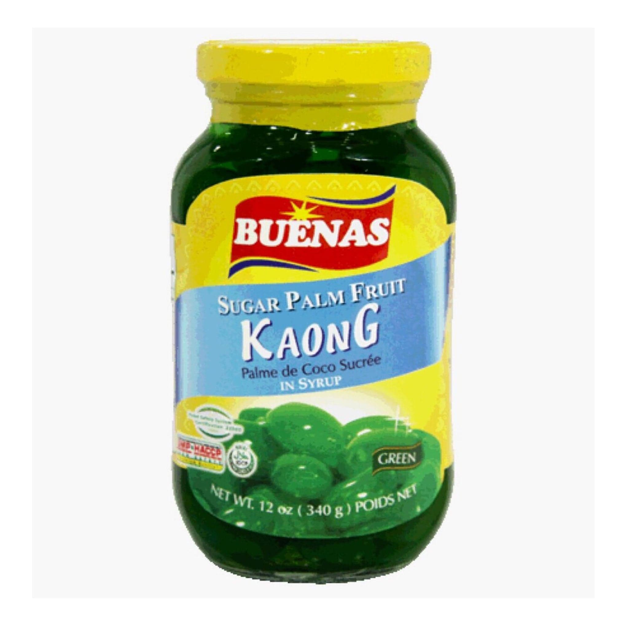 Buenas Zuckerpalmenfrucht Kaong in Sirup (grün)