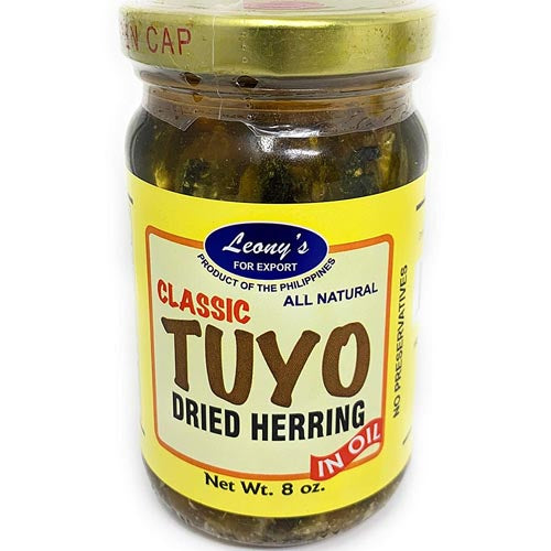 Leony’s – Klassischer Tuyo getrocknet Herring in Öl (Flasche) All natürlich – 8 OZ